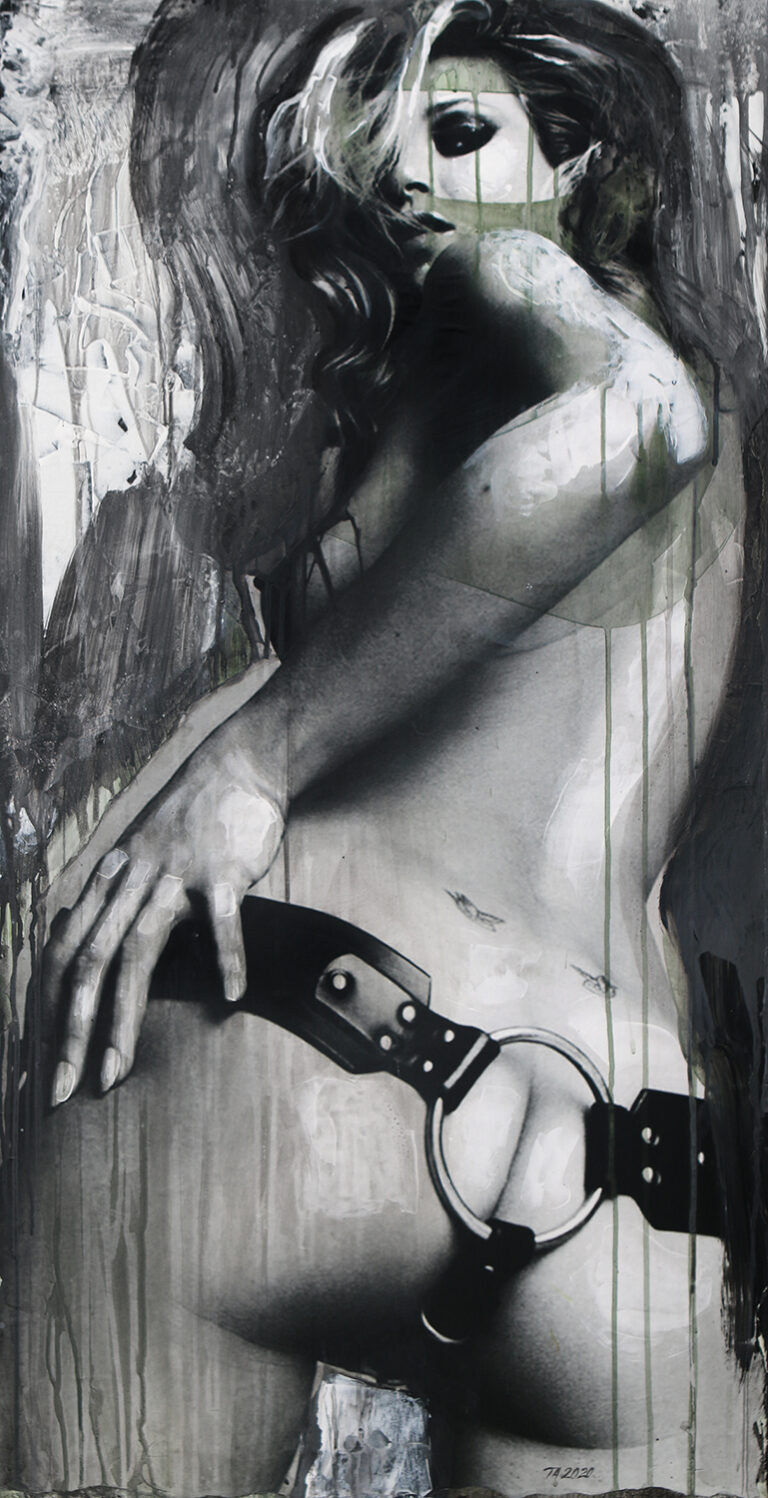 Foto af Terese Andersen Painting 115x60cm Kate Moss 8