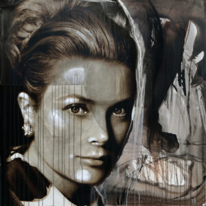 Foto af Terese Andersen Painting 100x100cm Grace Kelly 1