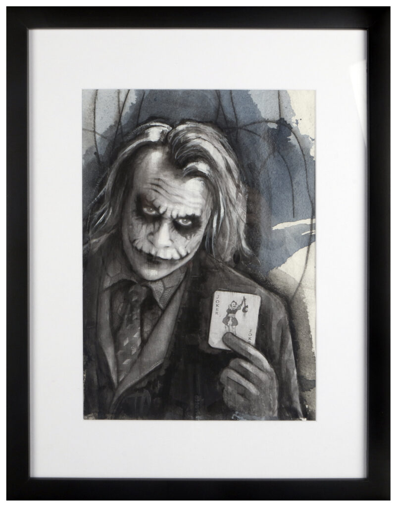 Foto af Terese Andersen Painting A4 + ramme 43x33cm Joker 3