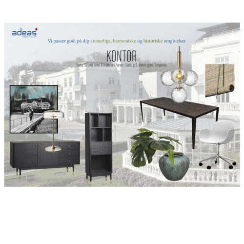 Foto af Adeas Hospitaler indretningsforslag - Moodboard kontor