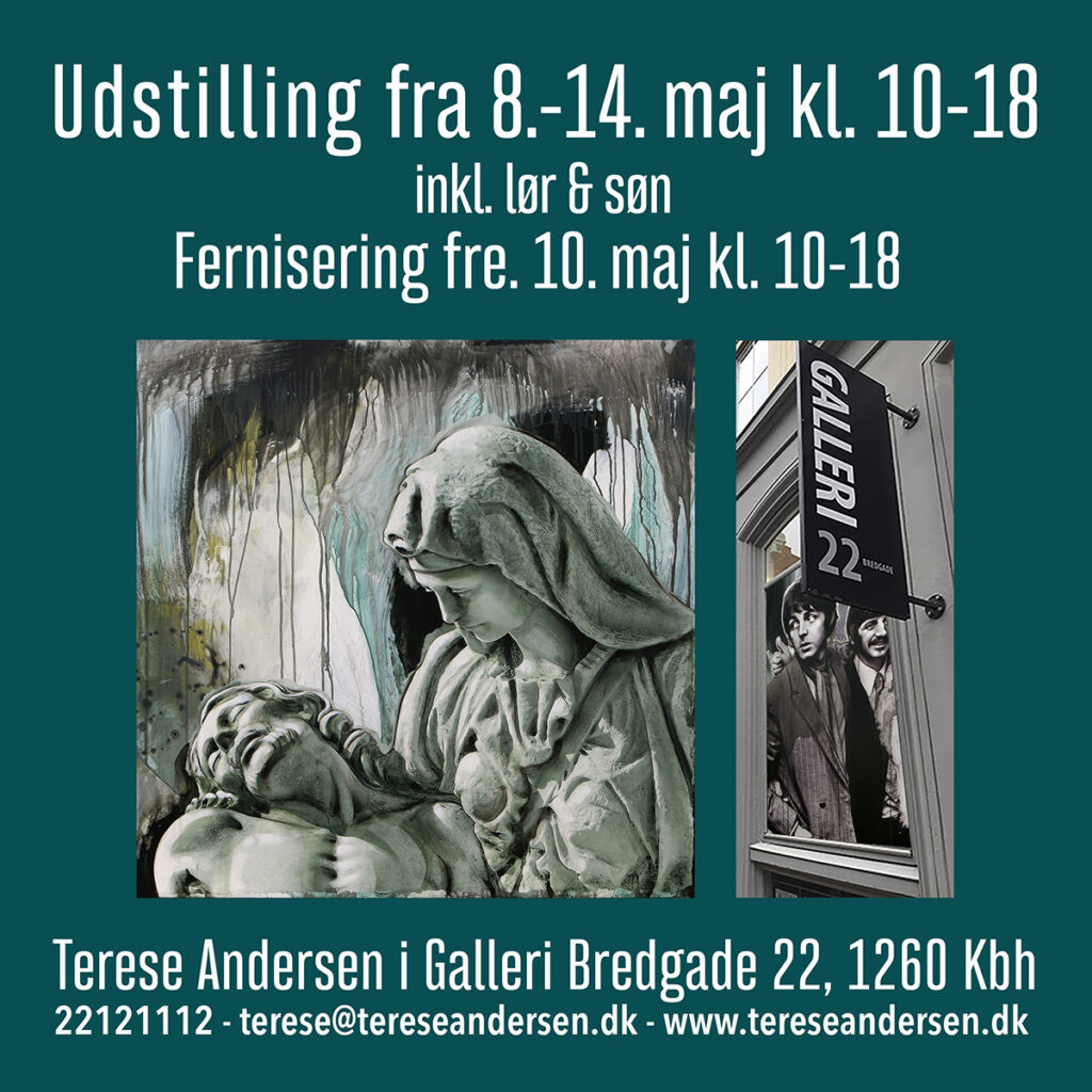 Terese Andersen udstiller i Galleri Bredgade 22 fra 8. til 14. maj 2024