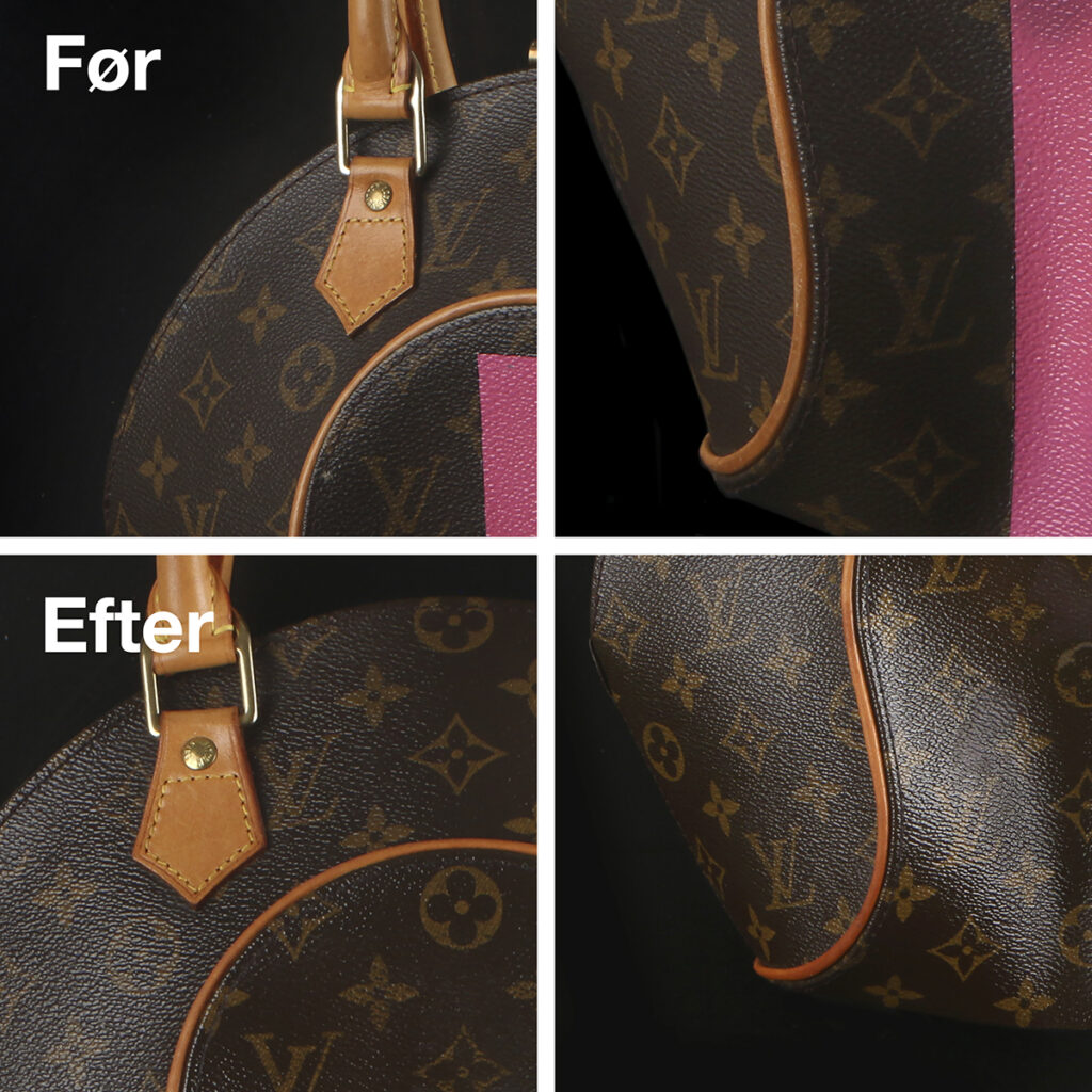 Louis Vuitton taske - fjernelse af bemaling
