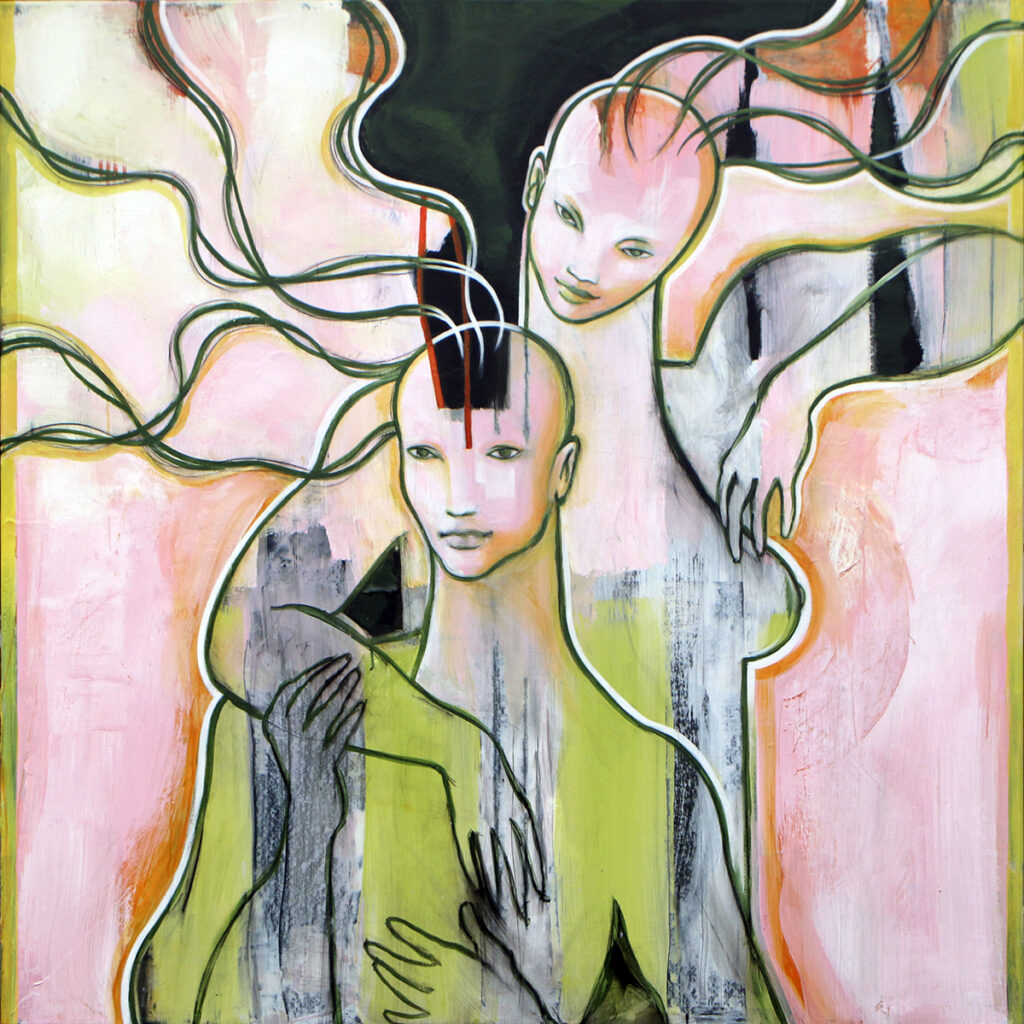 Terese Andersen - Visuel Arts - 130x130cm - Titel: Døtre