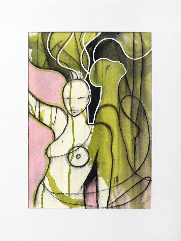 Terese Andersen - Visuel Arts - A4+ramme - 43x33cm - Skyggen