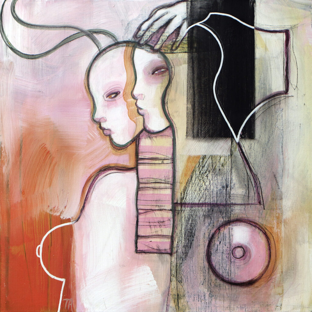 Terese Andersen - Painting - 60x60 cm - 'Sjæleven'